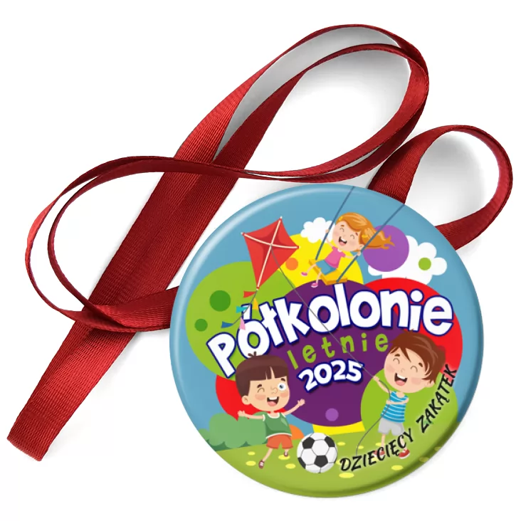 przypinka medal Półkolonie Dziecięcy Zakątek