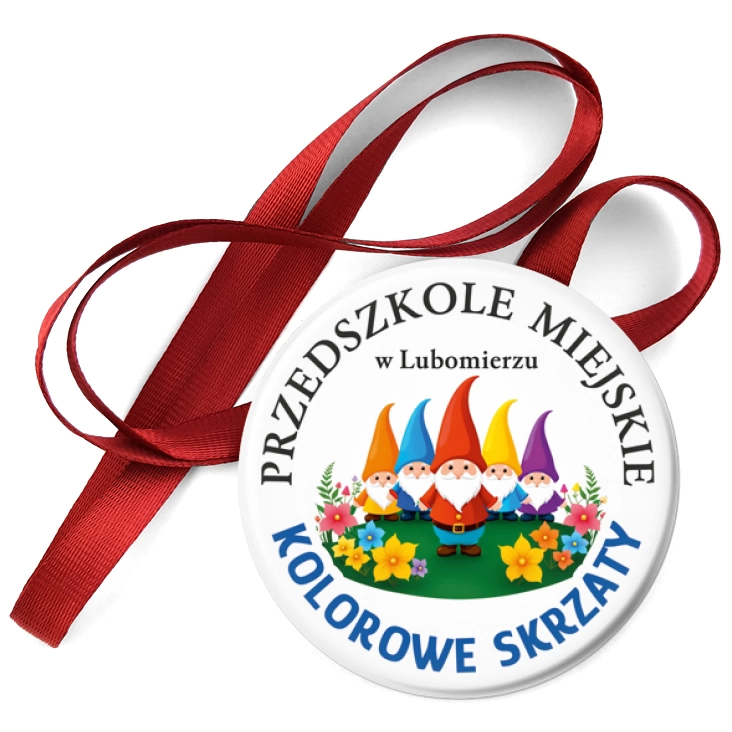 przypinka medal Przedszkole Kolorowe Skrzaty