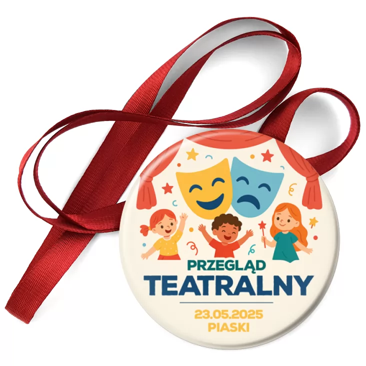 przypinka medal Przegląd Teatralny Piaski 2025