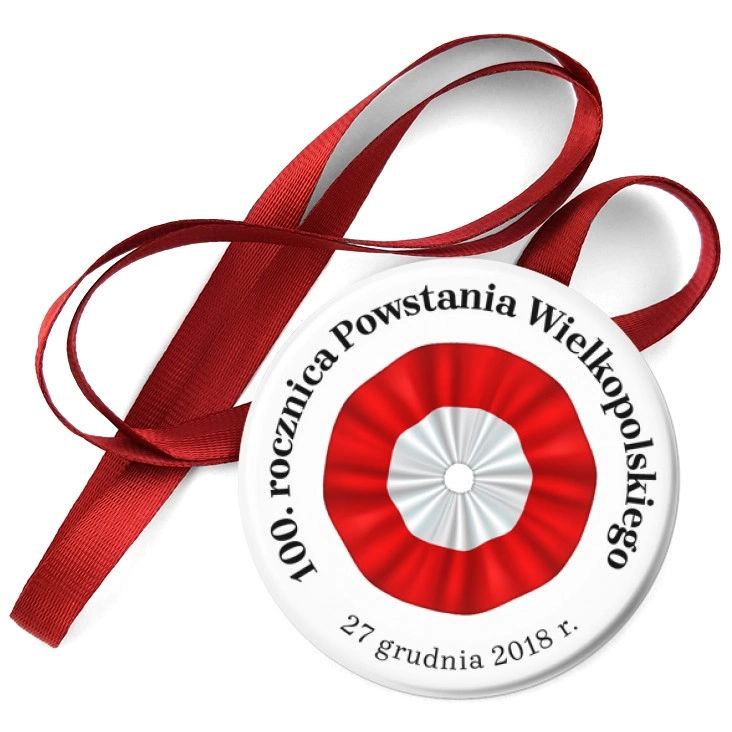 przypinka medal 100. rocznica Powstania Wielkopolskiego