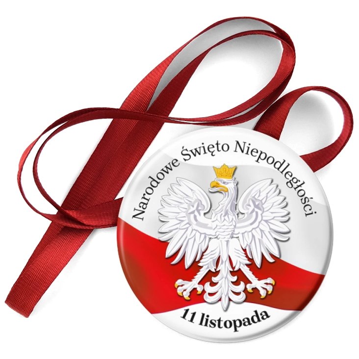 przypinka medal 11 listopada Narodowe Święto Niepodległości