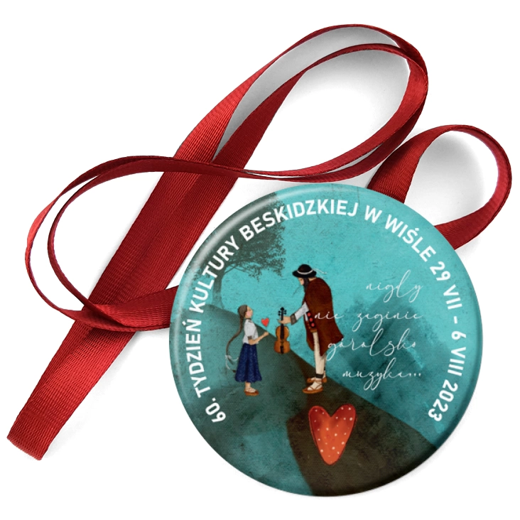 przypinka medal 60. Tydzień Kultury Beskidzkiej
