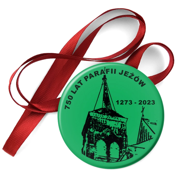 przypinka medal 750 lat parafii Jeżów