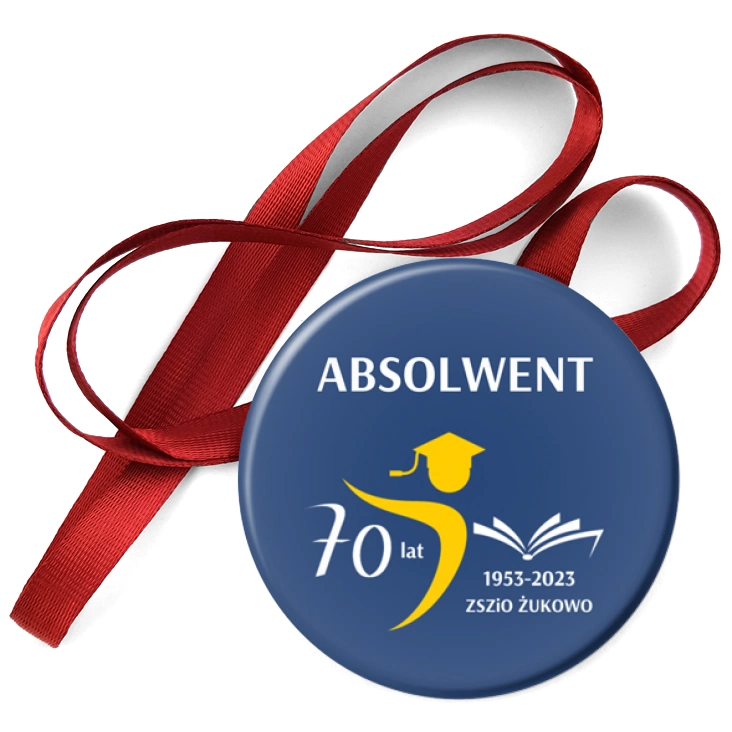 przypinka medal Absolwent 20240 ZSZiO Żukowo