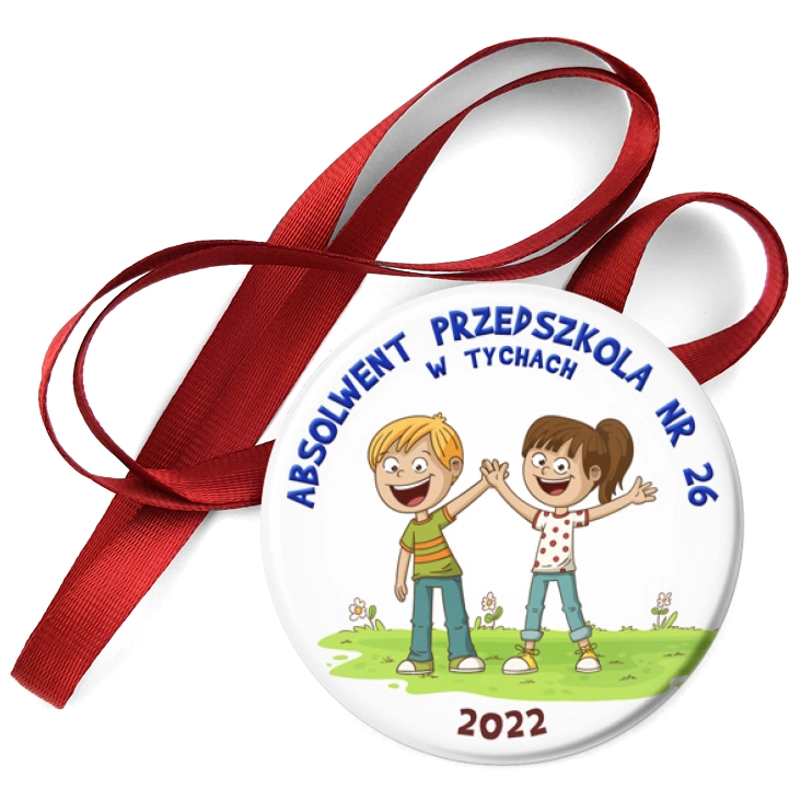 przypinka medal Absolwent Przedszkola nr 26 Tychy