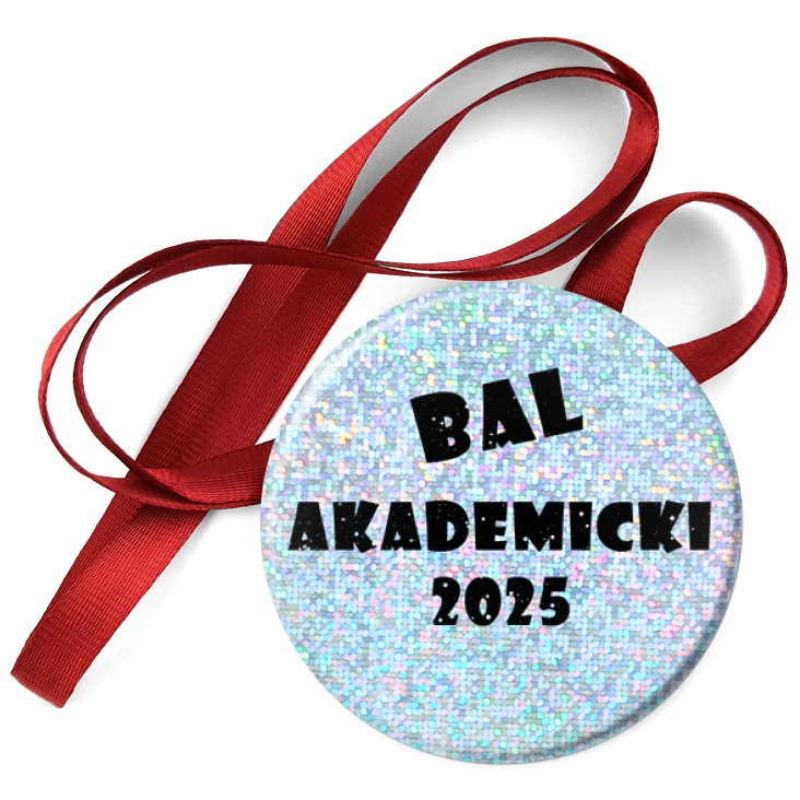 przypinka medal Bal Akademicki napis