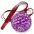 Przypinka medal Bal ósmoklasisty w stylu pop art