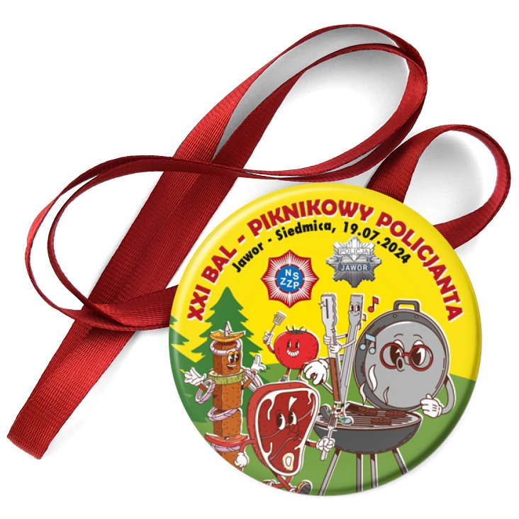 przypinka medal Bal Piknikowy Policjanta 2024