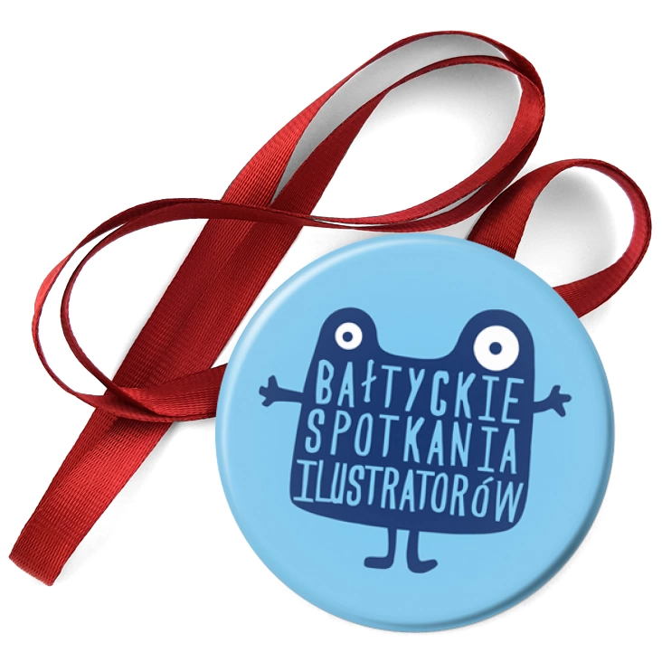 przypinka medal Bałtyckie Spotkania Ilustratorów 2021