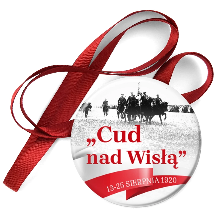 przypinka medal Cud na Wisłą