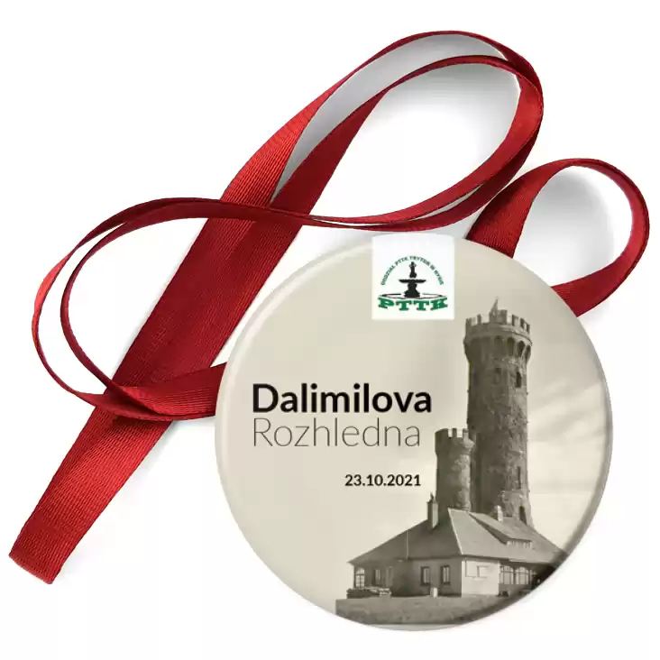 przypinka medal Dalimilova Rozhledna PTTK Nysa