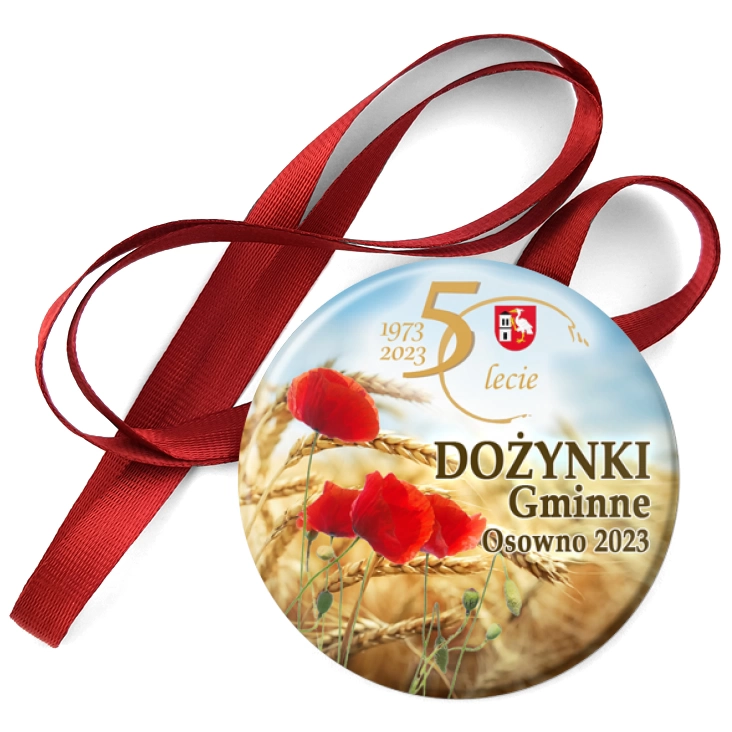 przypinka medal Dożynki Gminne Borki