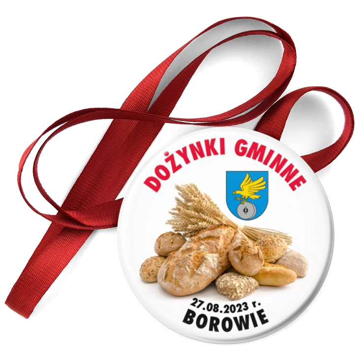 przypinka medal Dożynki Gminne Borowie