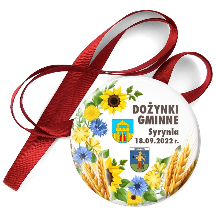 przypinka medal Dożynki Gminne Syrynia