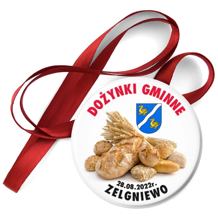 przypinka medal Dożynki Gminne Zelgniewo