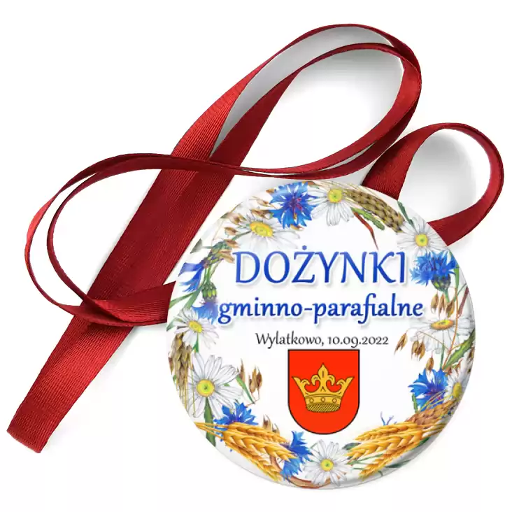 przypinka medal Dożynki gminno-parafialne Wylatkowo 2022