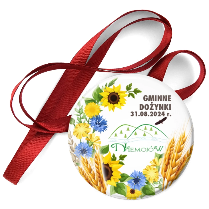 przypinka medal Dożynki Niemojów 2024