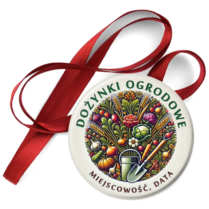przypinka medal Dożynki Ogrodowe