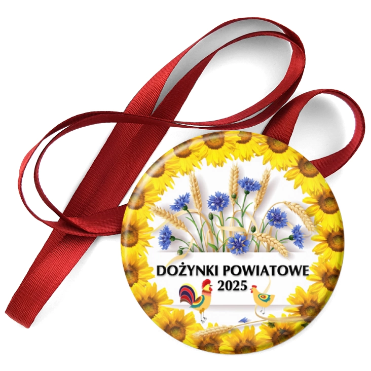 przypinka medal Dożynki powiatowe