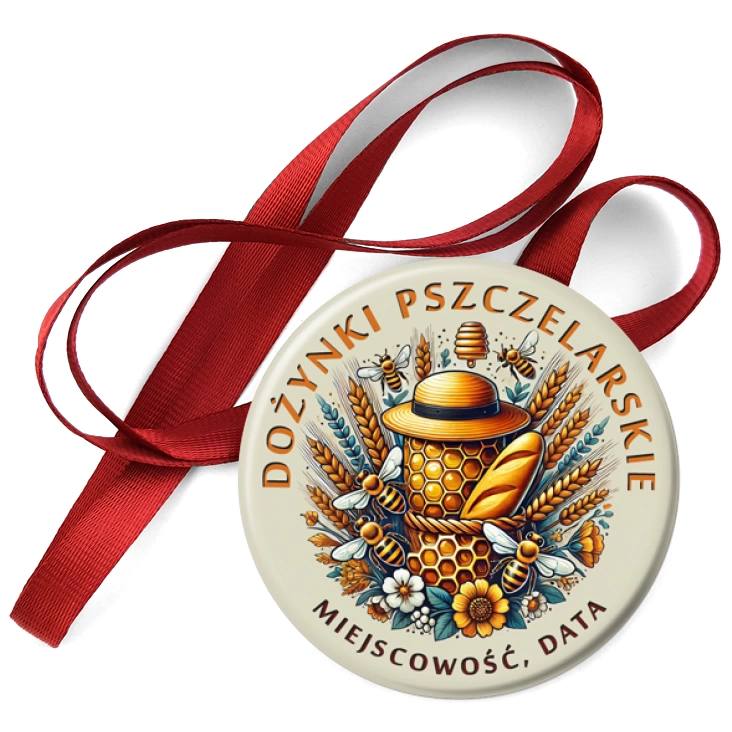 przypinka medal Dożynki pszczelarskie