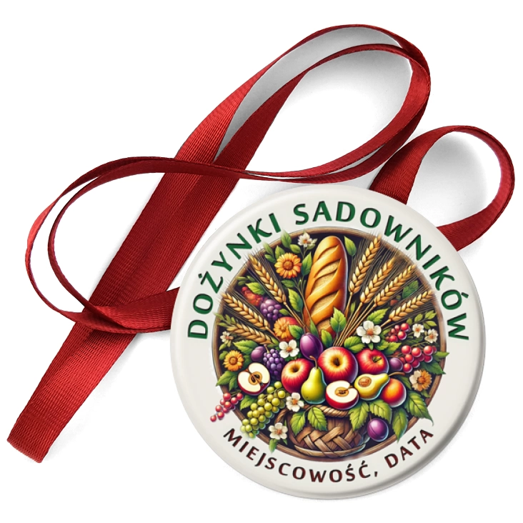 przypinka medal Dożynki Sadowników