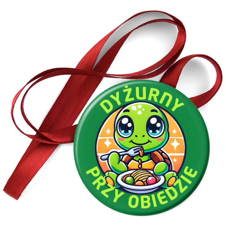 przypinka medal Dyżurny przy obiedzie