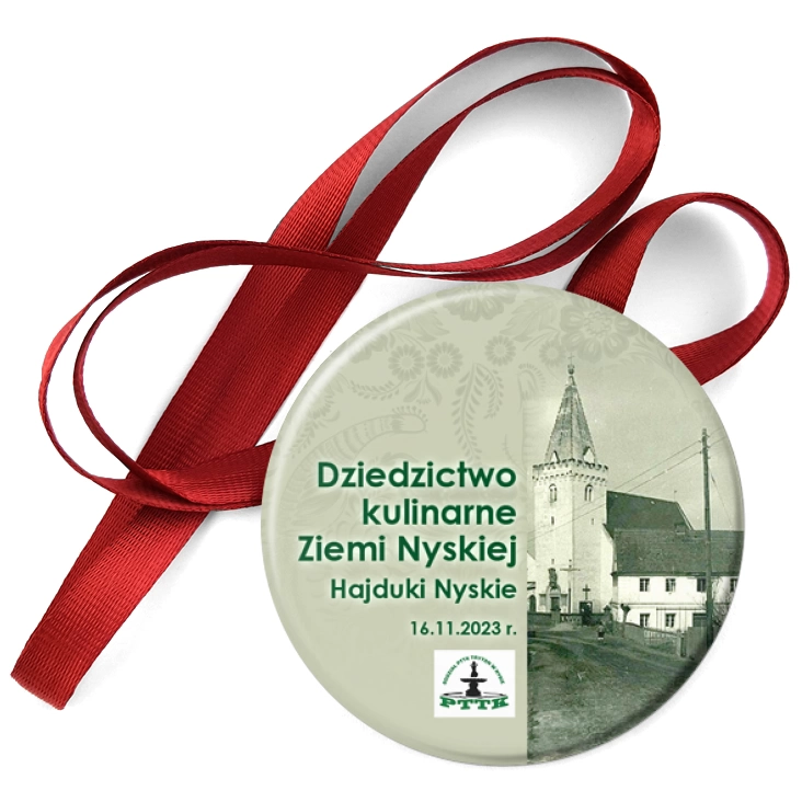 przypinka medal Dziedzictwo kulinarne Ziemi Nyskiej - Hajduki Nyskie