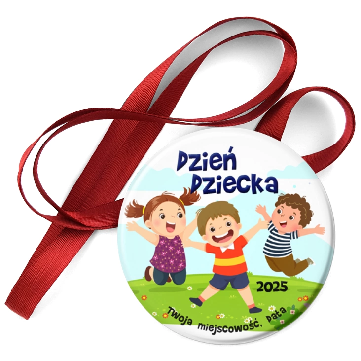 przypinka medal Dzień Dziecka wesołe dzieciaki