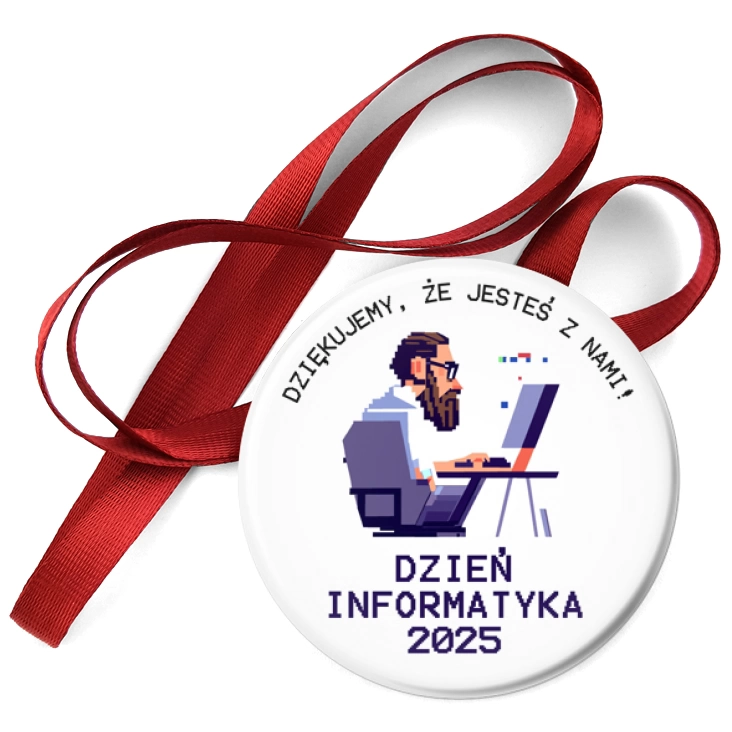 przypinka medal Dzień Informatyka