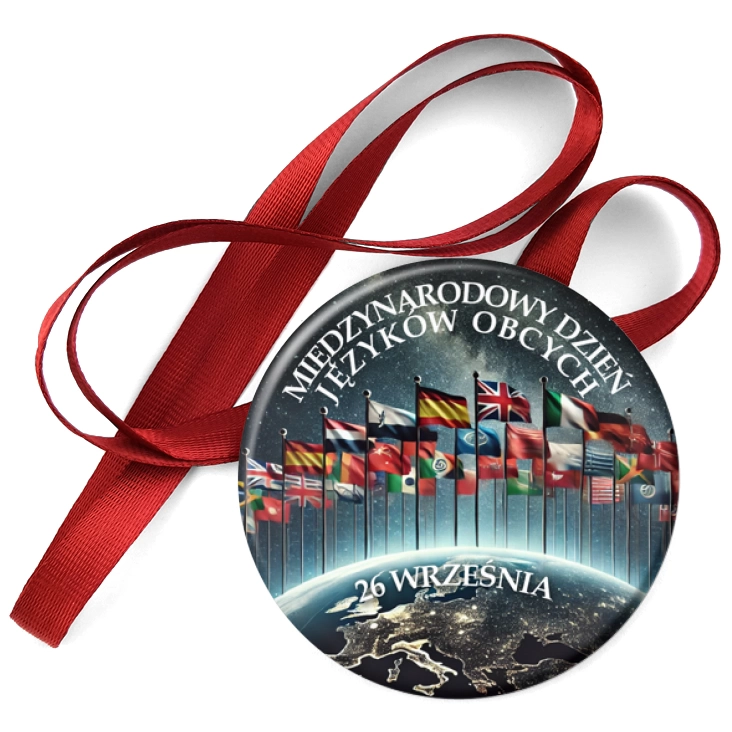 przypinka medal Dzień Języków Obcych