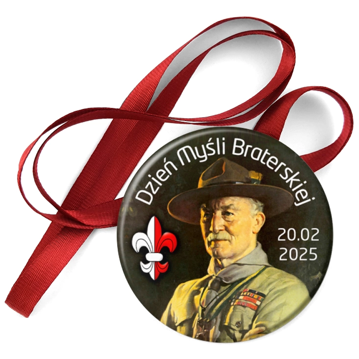 przypinka medal Dzień Myśli Braterskiej Robert Boden Powell