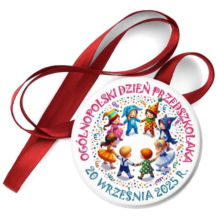 przypinka medal Dzień Przedszkolaka przebierańcy