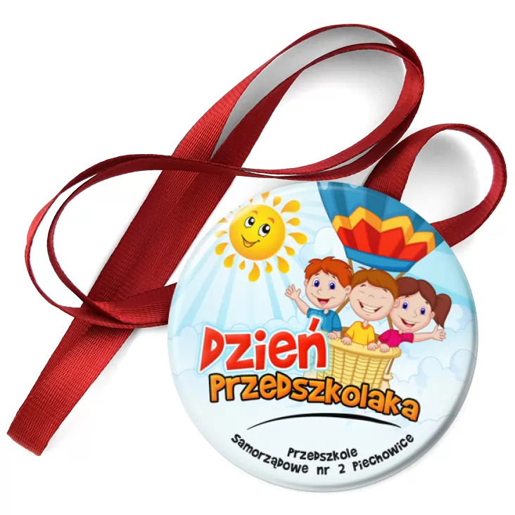 przypinka medal Dzień Przedszkolaka Przedszkole nr 2 Piechowice
