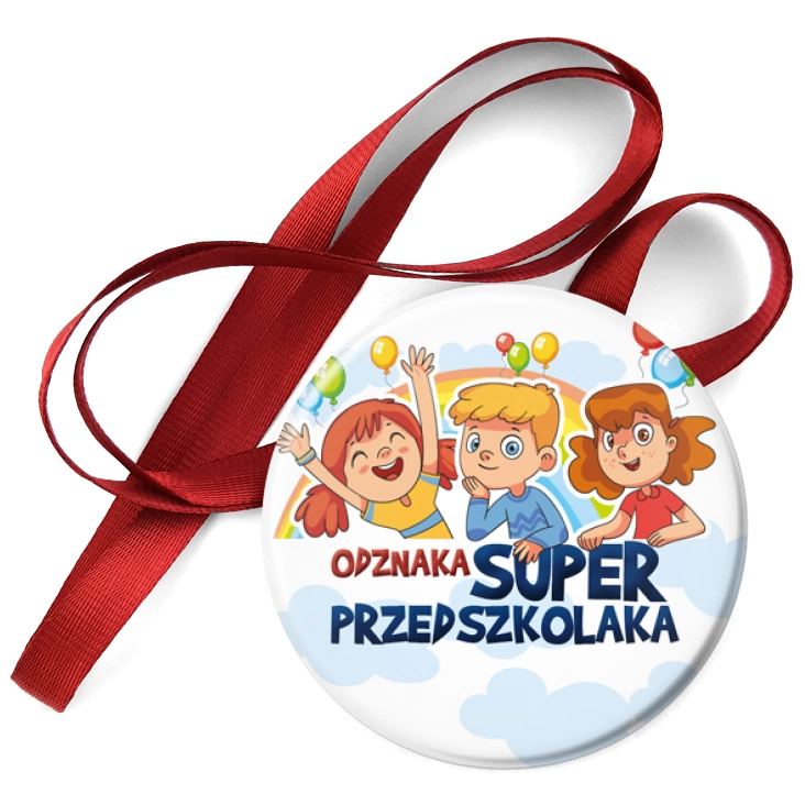 przypinka medal Dzień Przedszkolaka Super Przedszkolak