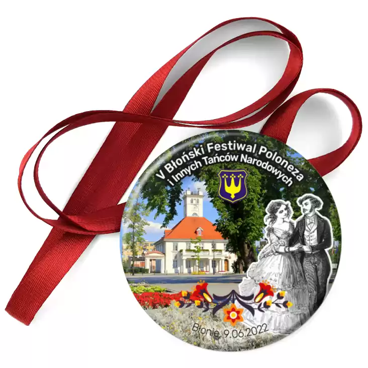 przypinka medal Festiwal Poloneza i Innych Tańców Narodowych Błonie 2022
