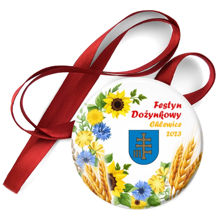 przypinka medal Festyn Dożynkowy Chlewice 2023