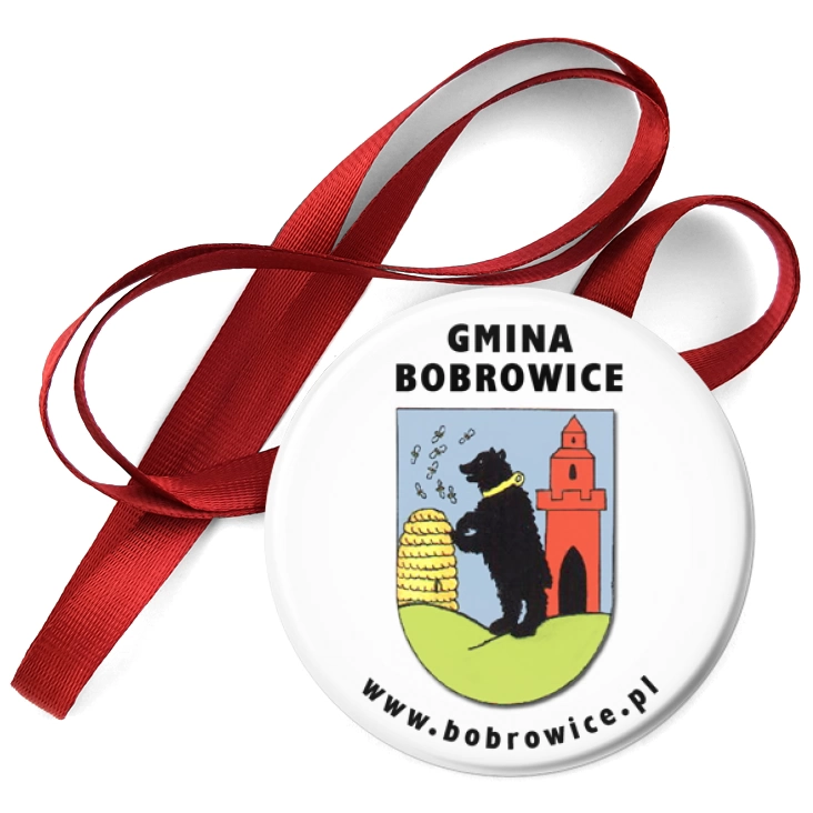 przypinka medal Gmina Bobrowice