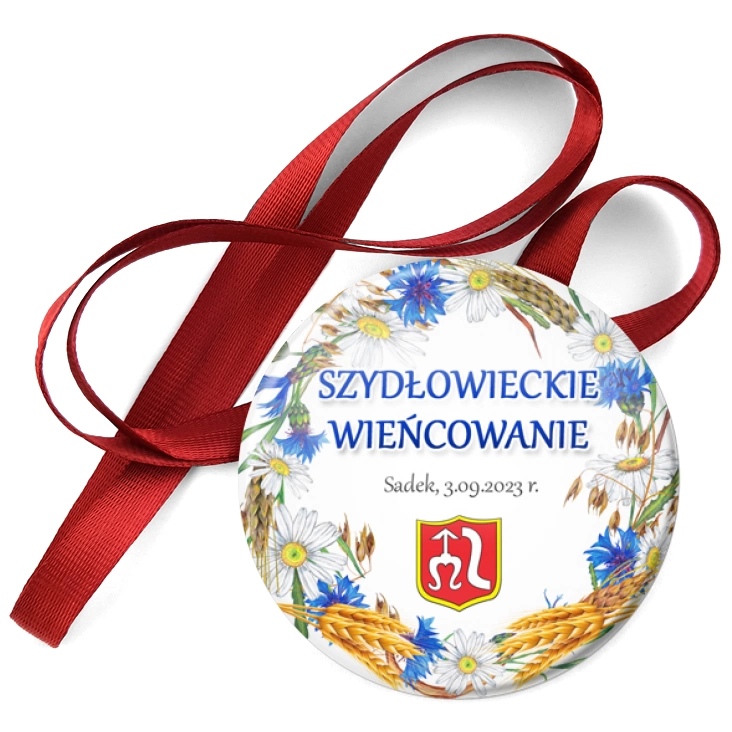 przypinka medal Gminne Dożynki Szydłowiec