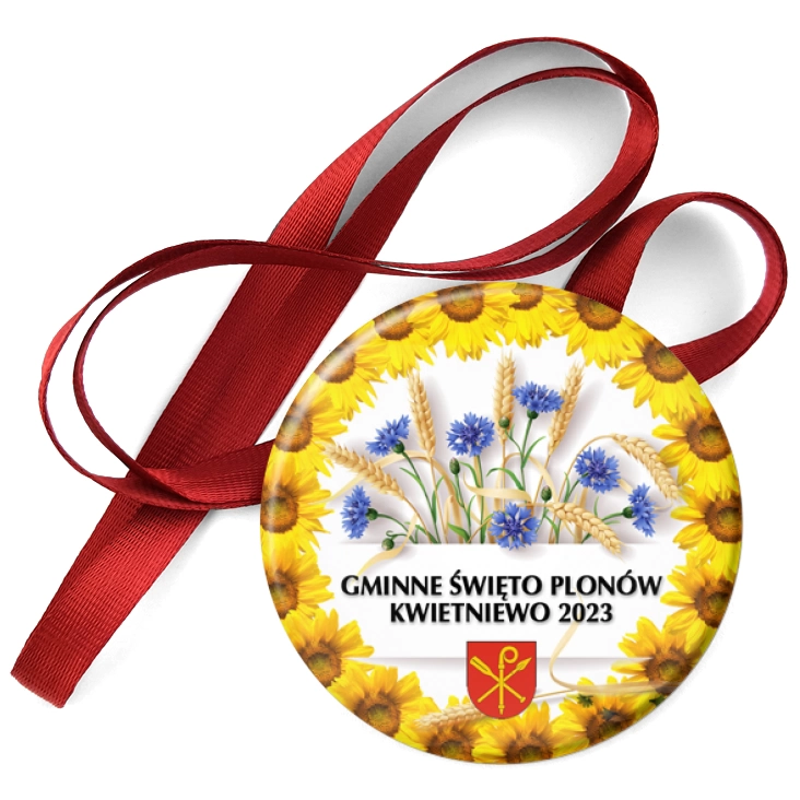 przypinka medal Gminne Święto Plonów Kwietniewo 2023