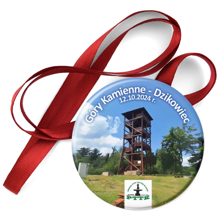 przypinka medal Góry Kamienne - Dzikowiec 2024