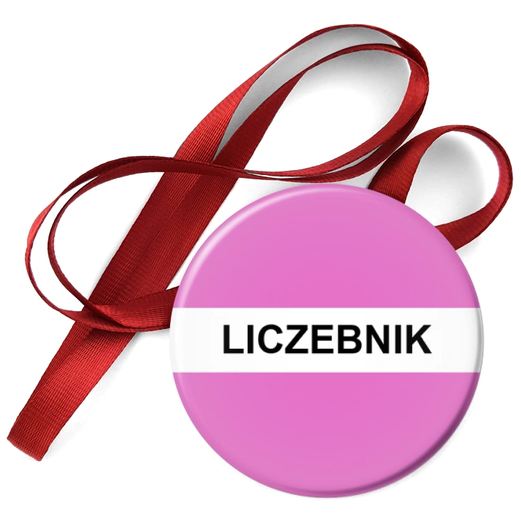 przypinka medal Gramatyka liczebnik