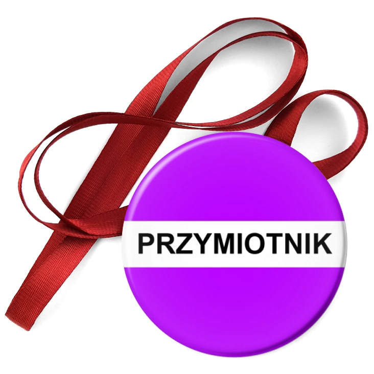 przypinka medal Gramatyka przymiotnik