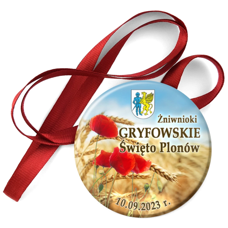 przypinka medal Gryfowskie Święto Plonów