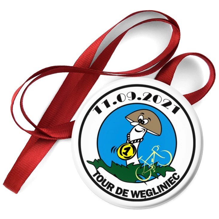 przypinka medal Grzybobranie Węgliniec 2021