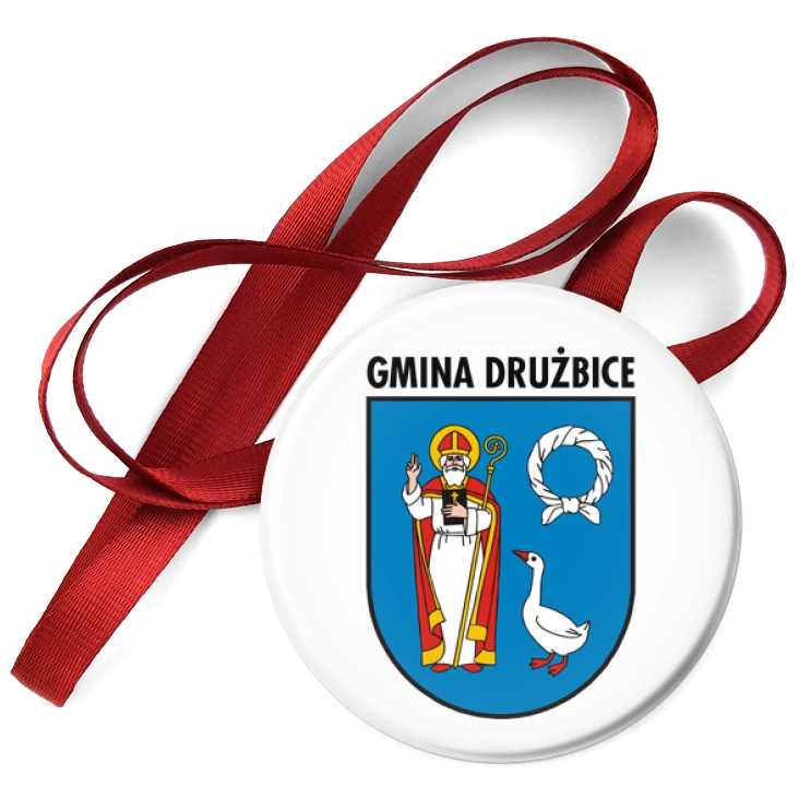 przypinka medal Herb Gmina Drużbice