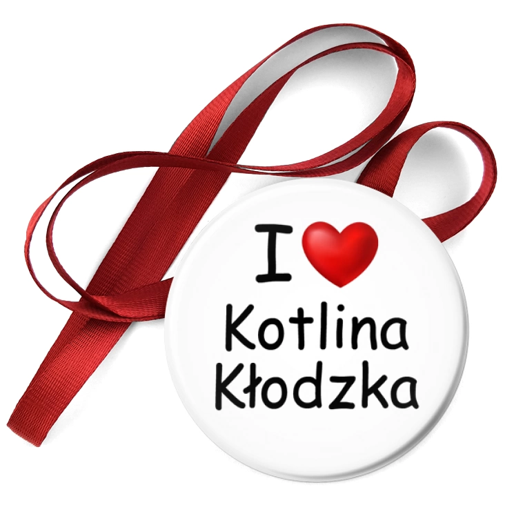 przypinka medal I love Kotlina Kłodzka