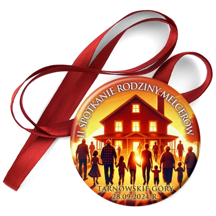 przypinka medal II Spotkanie Rodziny Melzerów