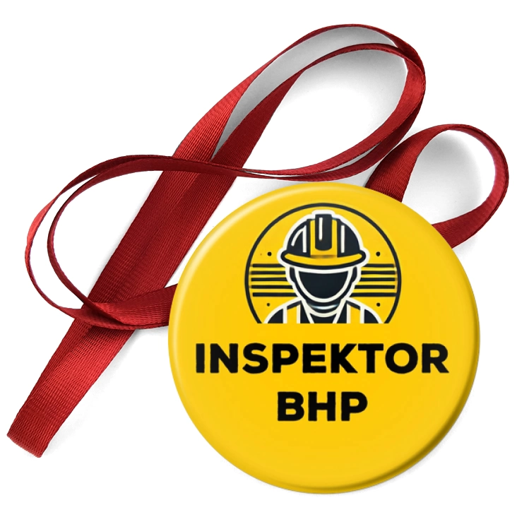 przypinka medal Inspektor BHP