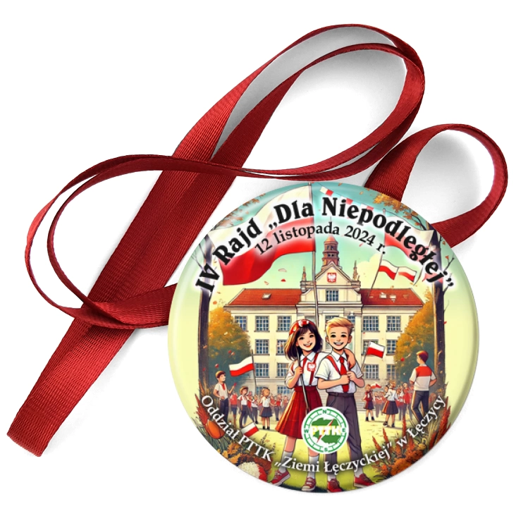 przypinka medal IV Rajd Dla Niepodległej