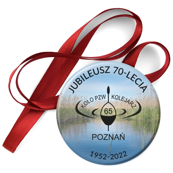 przypinka medal Jubileusz 70-lecia PZW Kolejarz